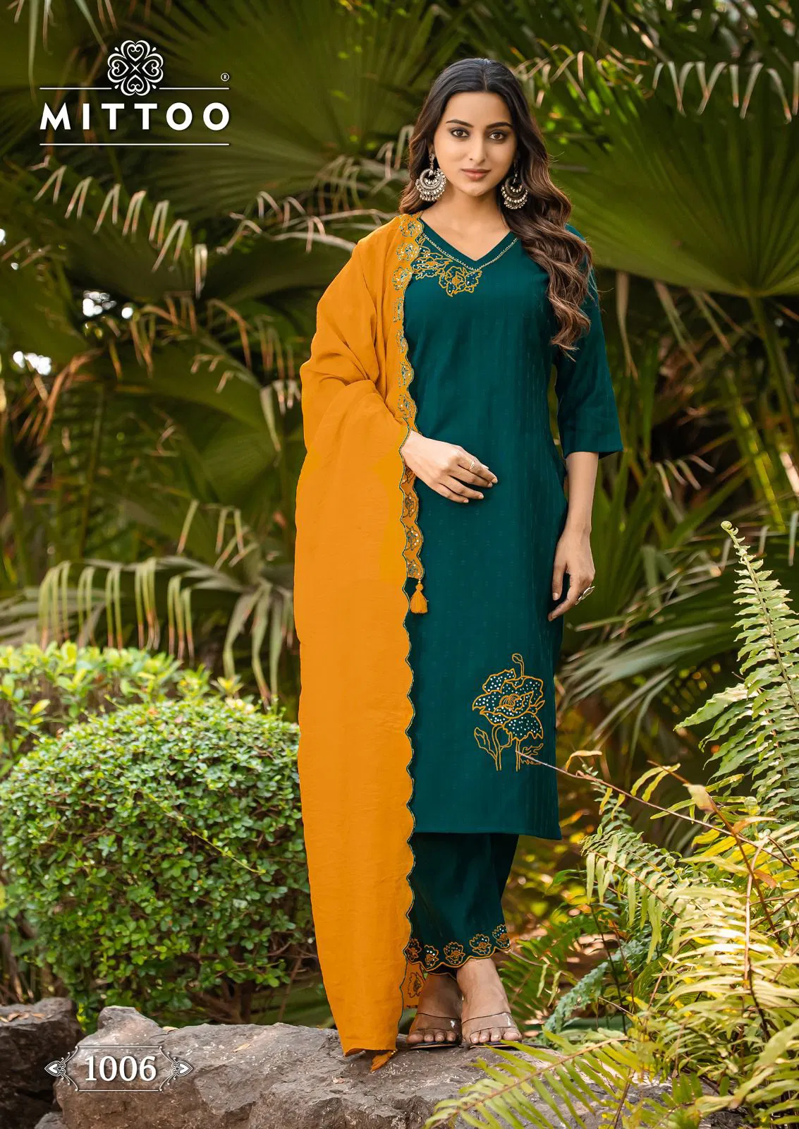 Elite By Mittoo Viscose Weaving Kurti With Bottom Dupatta Wholesalers In Delhi